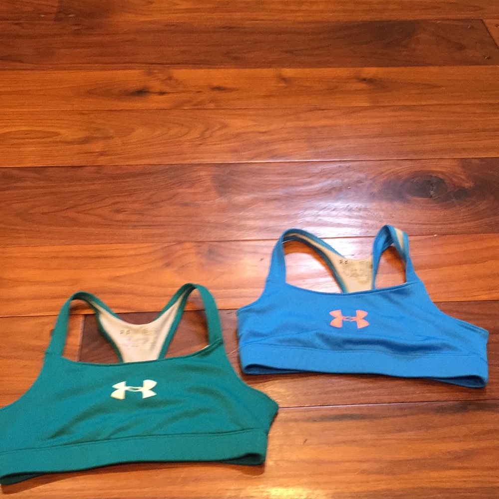 Bundle under armor youth large sports bra